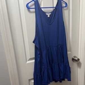 Time and Tru Royal Blue top